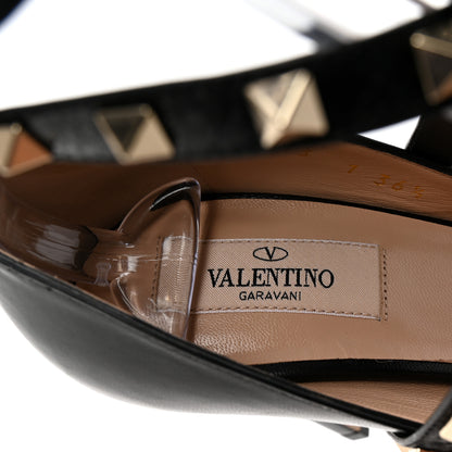 Valentino Garavani Nappa Rockstud Studwrap Strap 105mm Pumps 36.5 Black 8 of 10