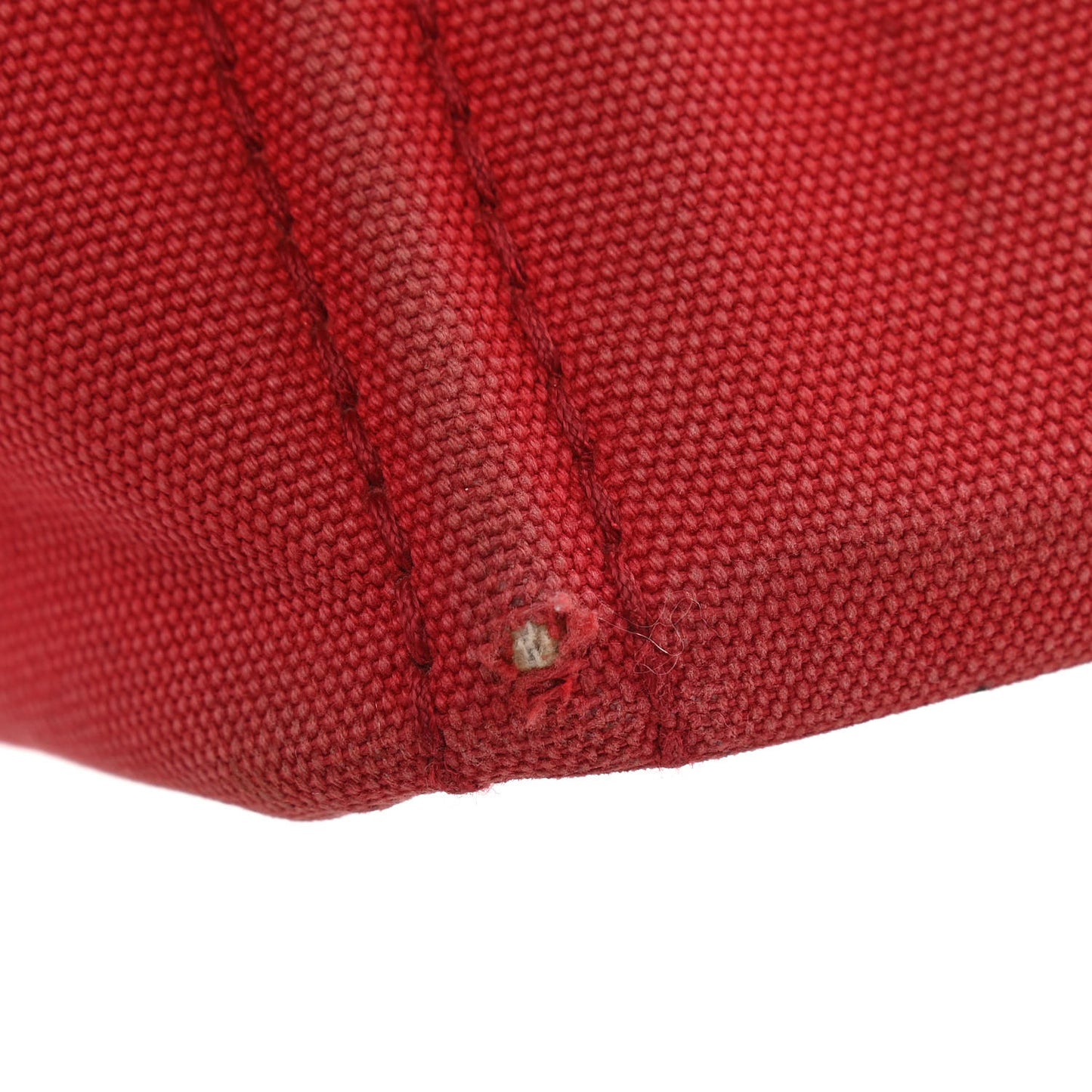 Canapa Small Logo Tote Rosso