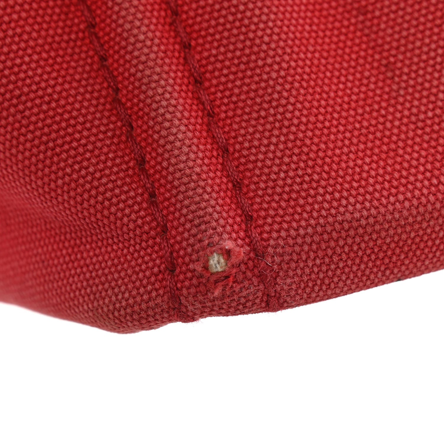 Prada Canapa Small Logo Tote Rosso 15 of 22