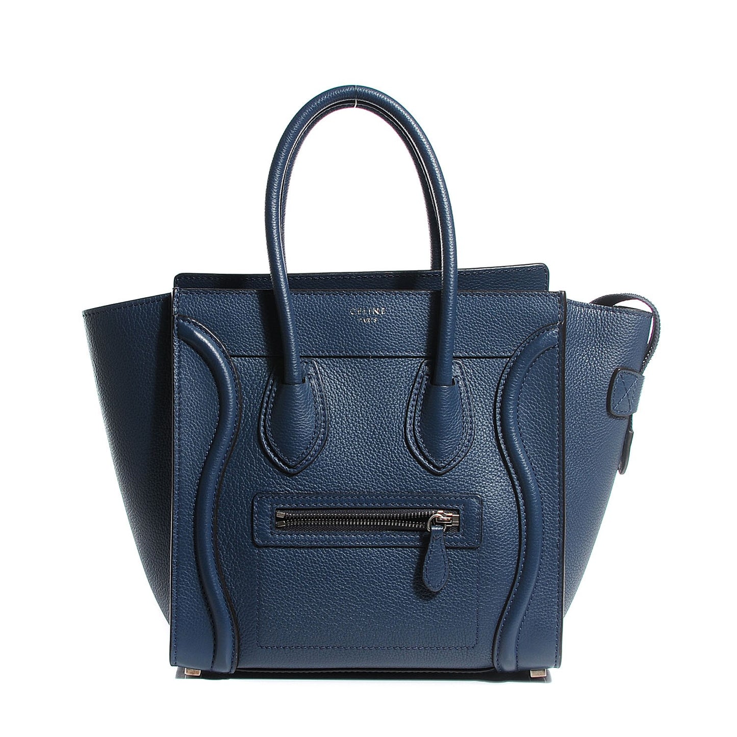 Drummed Calfskin Micro Luggage Orage