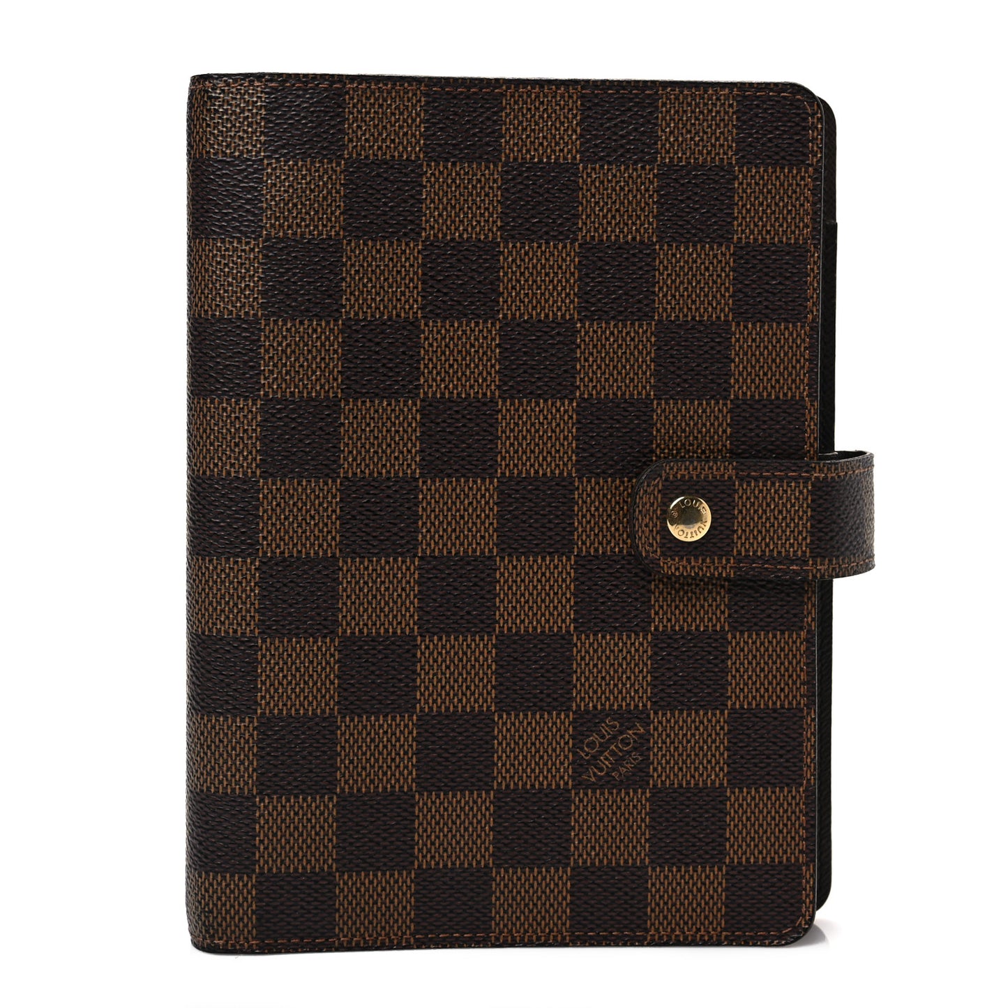 Damier Ebene Medium Ring Agenda Cover