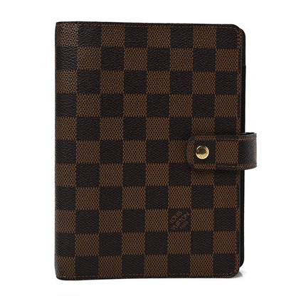 Louis Vuitton Damier Ebene Medium Ring Agenda Cover 1 of 7