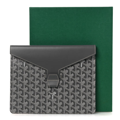 Goyard Goyardine Camondo MM Horizontal Clutch Grey 9 of 9