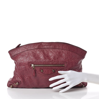 Balenciaga Agneau Giant 12 Rose Gold Hardware Premier Clutch Cassis 2 of 8