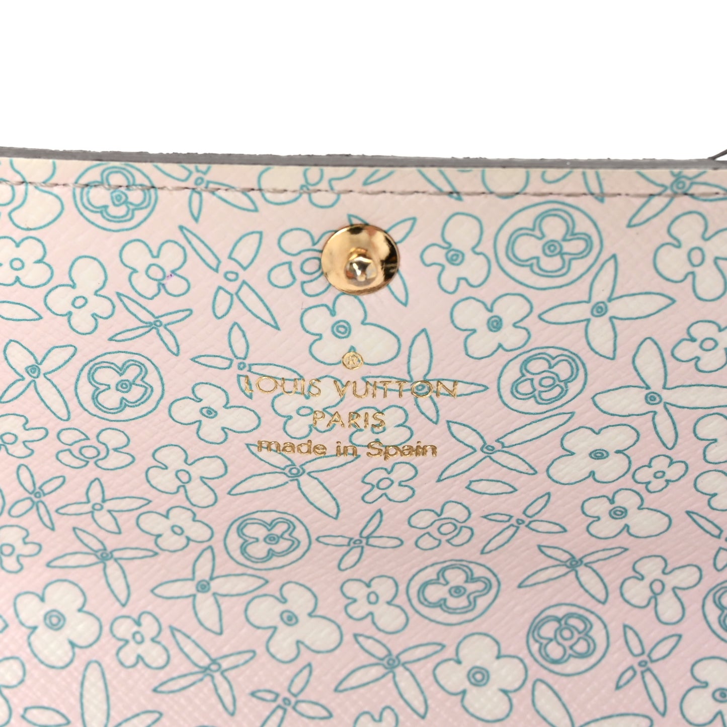 Monogram Fleuri Sarah Wallet Rose