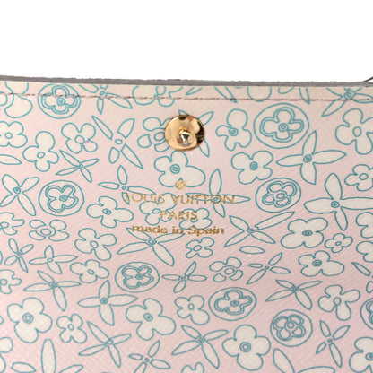 Louis Vuitton Monogram Fleuri Sarah Wallet Rose 5 of 6