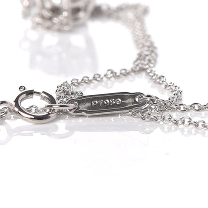 Tiffany Platinum Diamond 1.14ct Solitaire Pendant Necklace 7 of 10