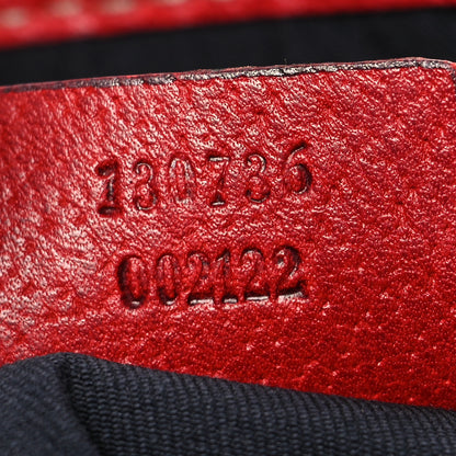 Gucci Monogram Medium Abbey Shoulder Bag Navy Red 7 of 10