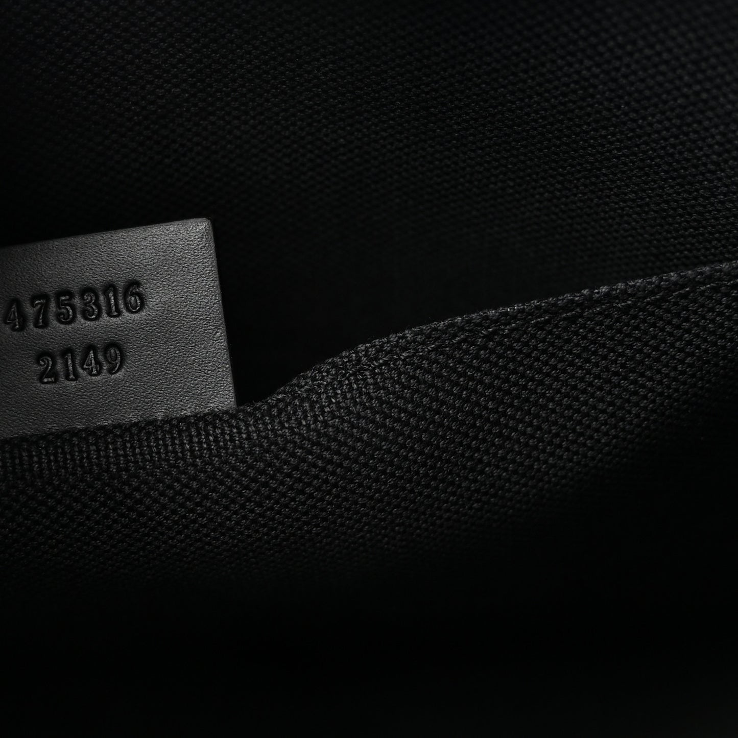 GG Supreme Monogram Selleria Calfskin Web New Web Cosmetic Case Black