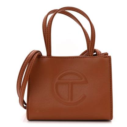 Telfar Vegan Leather Small Shopping Bag Tan 1 of 12