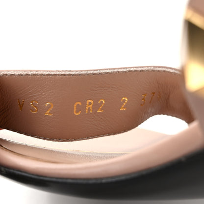 Valentino Garavani Calfskin Roman Stud 60mm Sandals 37.5 Rose Cannelle 8 of 9