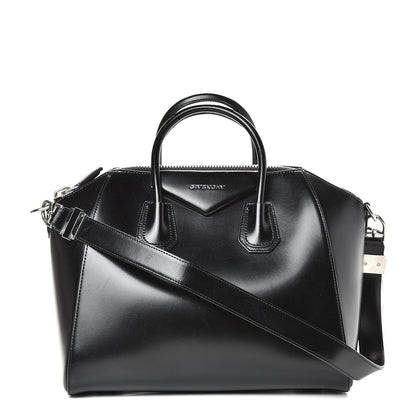 Givenchy Shiny Lord Calfskin Medium Antigona Black 1 of 17