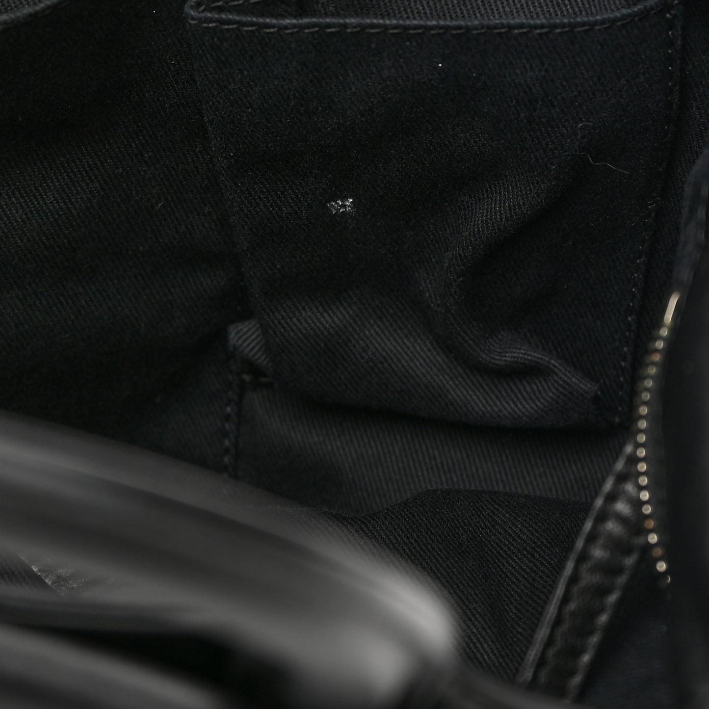 Iridescent Calfskin Quilted In The Mix Shopping Tote Black