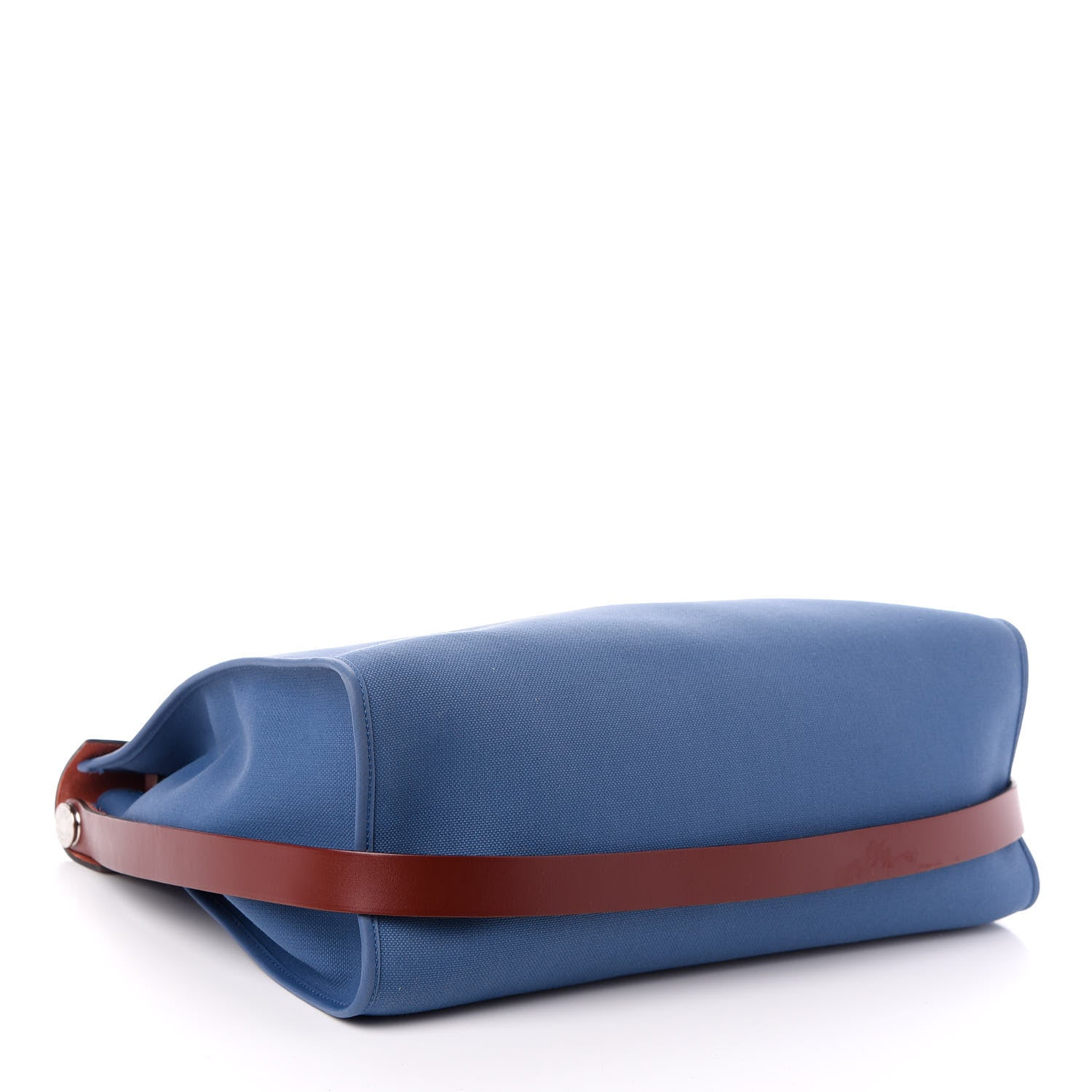 Hermes Toile Vache Hunter Herbag Zip 39 MM Bleu Orage Rouge H 4 of 16