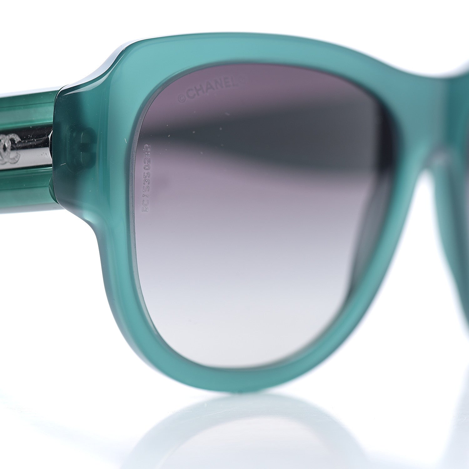 Chanel CC Square Sunglasses 5310 Turquoise 7 of 8