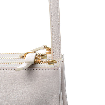 Celine Goatskin Large Trio Crossbody Bag White 14 of 14
