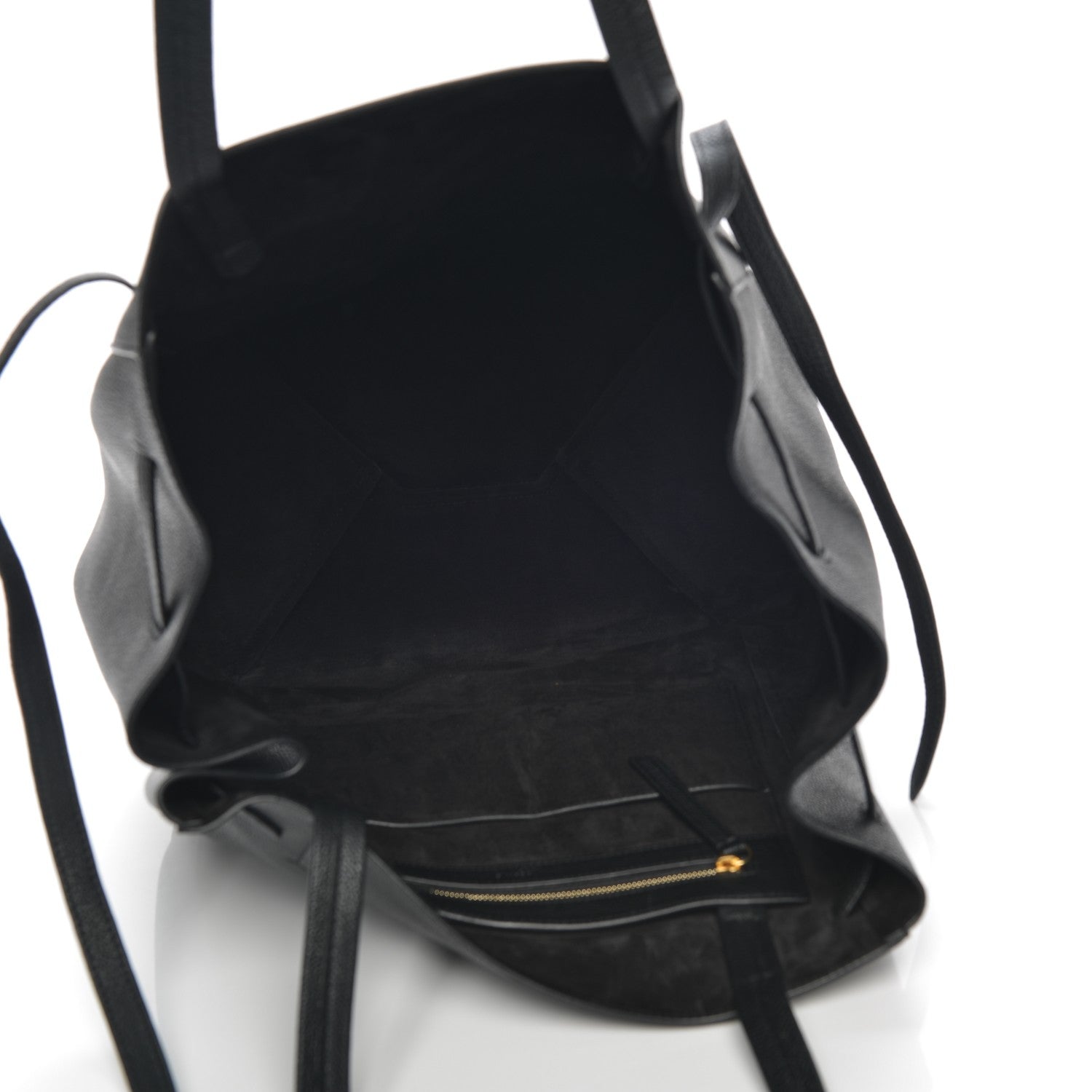 Celine Soft Grained Calfskin Medium Cabas Phantom Black 5 of 8