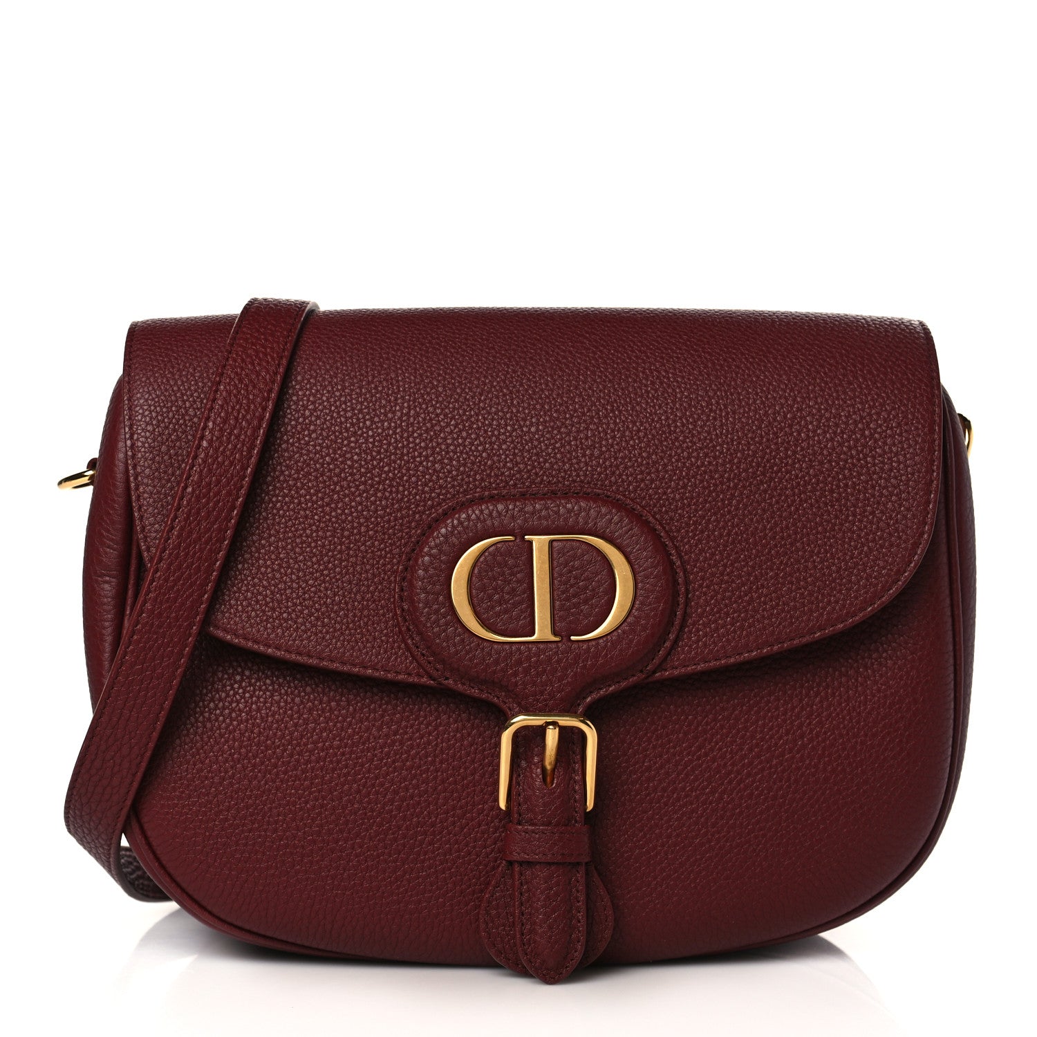Christian Dior Grained Calfskin Large Bobby Flap Red Bricks 1 of 9