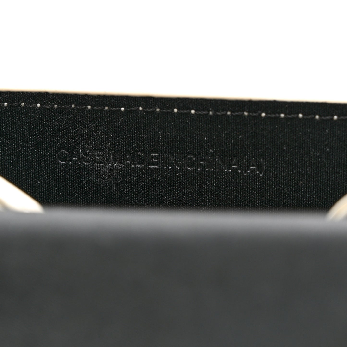 Smooth Calfskin Sunglasses Pouch White