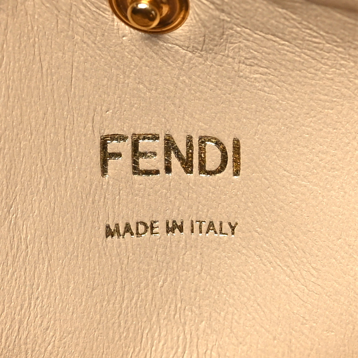 Fendi Vitello Seta Glazed Fabric FF 1974 Medium Peekaboo X-Lite Maya Mogano Panna Maya Mogano Panna 6 of 10