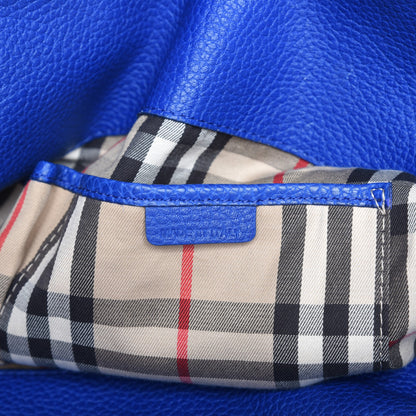 Burberry Grainy Calfskin Medium Baynard Tote Brilliant Blue 7 of 9