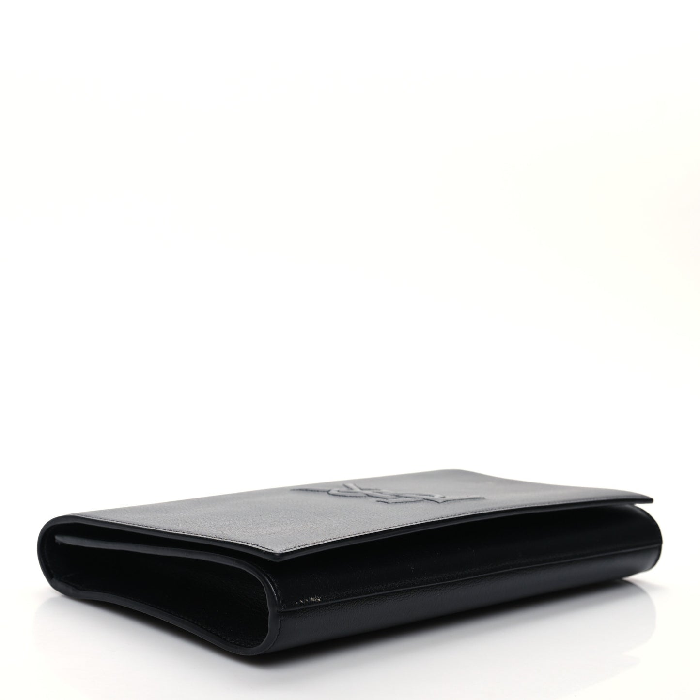 Calfskin Monogram Large Belle De Jour Clutch Black