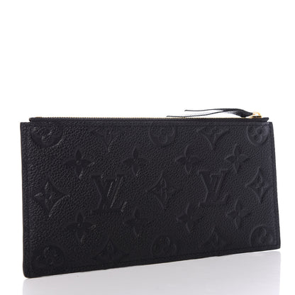 Louis Vuitton Empreinte Felicie Chain Wallet Zippered Insert Black 3 of 6