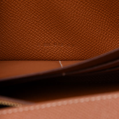 Hermes Epsom Kelly Longue Wallet Gold 7 of 8