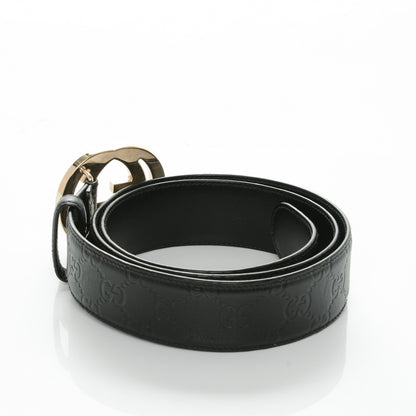 Gucci Guccissima Interlocking G 40mm Belt 100 40 Black 3 of 6