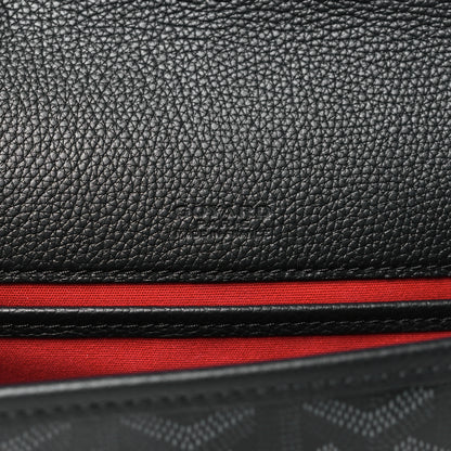 Goyard Goyardine Belvedere III PM Messenger Bag Jet Black 6 of 9