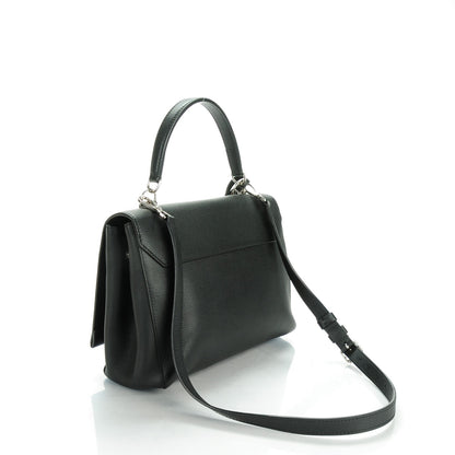 Louis Vuitton Soft Calfskin Lockme II Top Handle Black 3 of 7