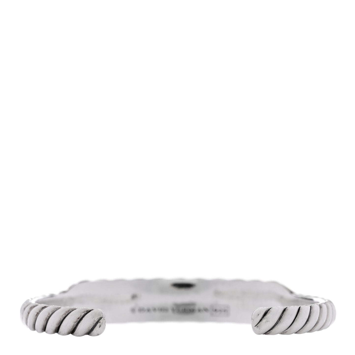 Sterling Silver 9mm Sculpted Cable Contour Bracelet