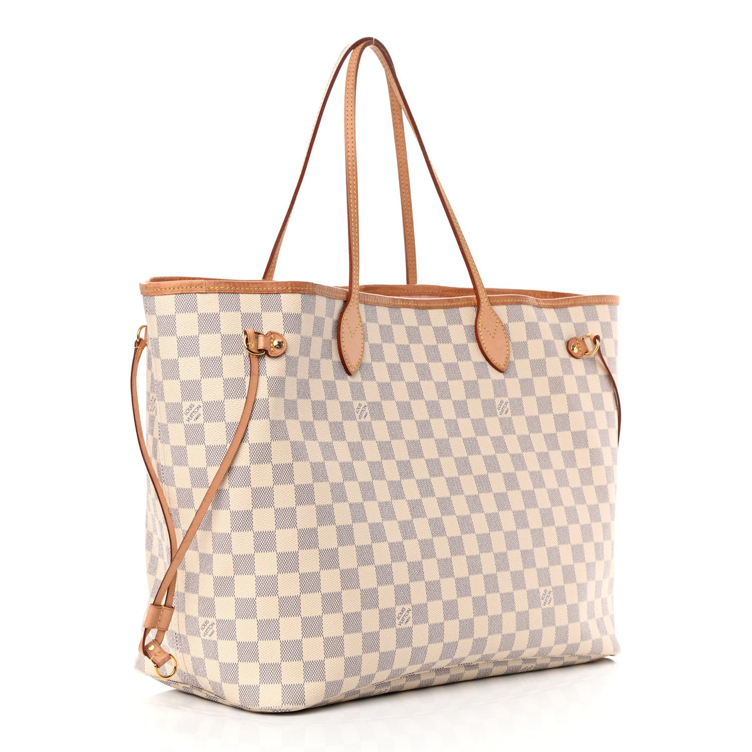 Louis Vuitton Damier Azur Neo Neverfull GM Rose Ballerine 3 of 19