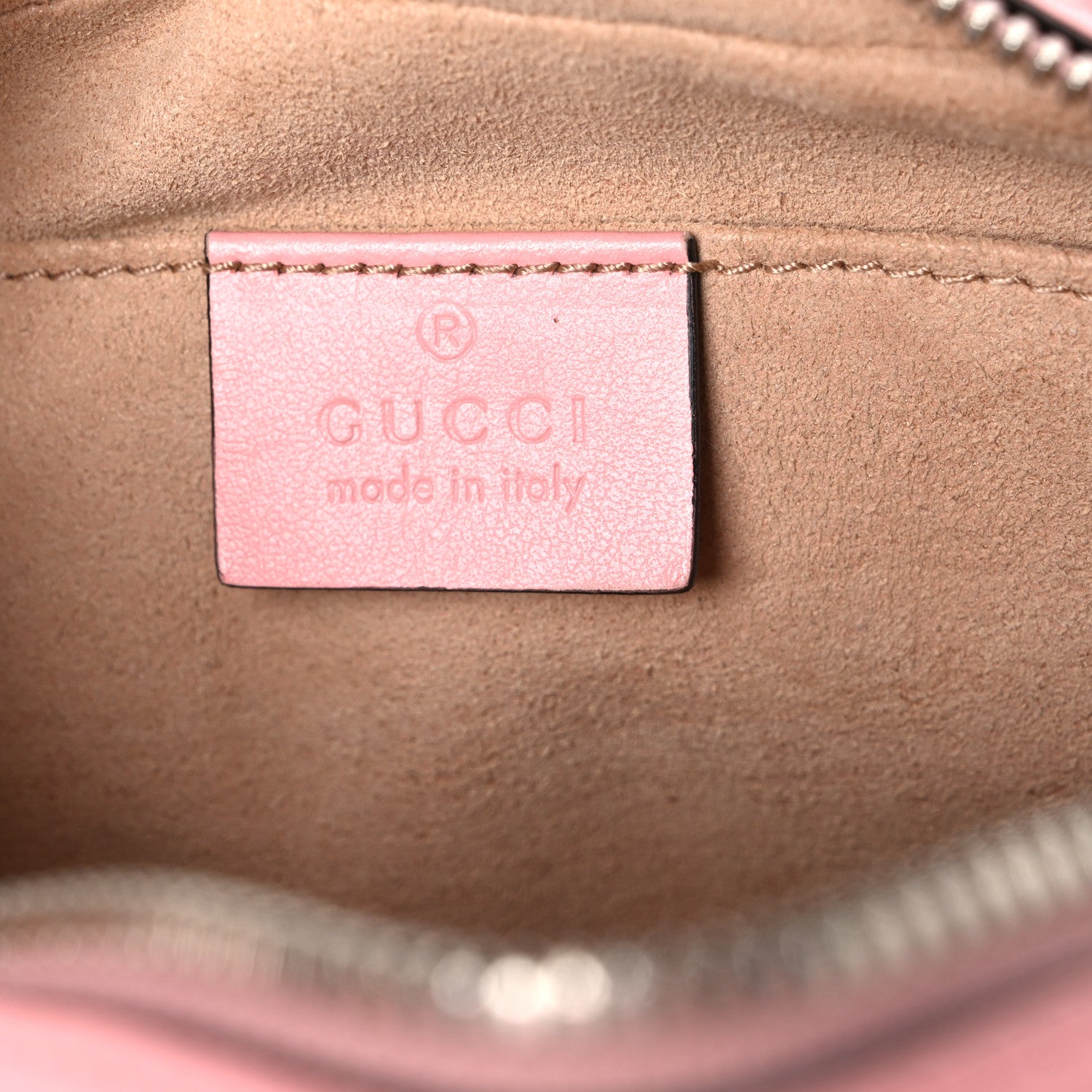 Gucci Calfskin Matelasse Small GG Marmont Chain Shoulder Bag Wild Rose 6 of 11