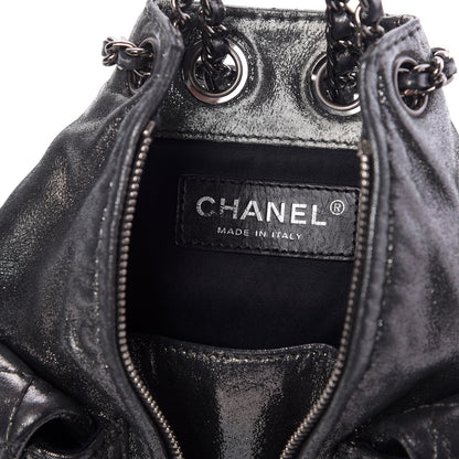 Chanel Iridescent Calfskin Mini Backpack Is Back Silver 5 of 8