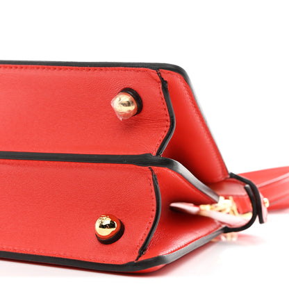 Fendi Shiny Nappa Petite Peekaboo I SEE U Satchel Papavero 12 of 12