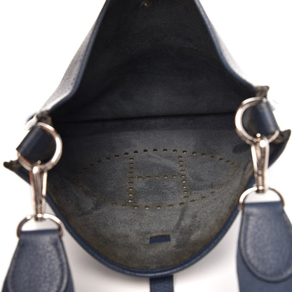 Hermes Buffle Skipper Evelyne GM Bleu Saphir 5 of 14