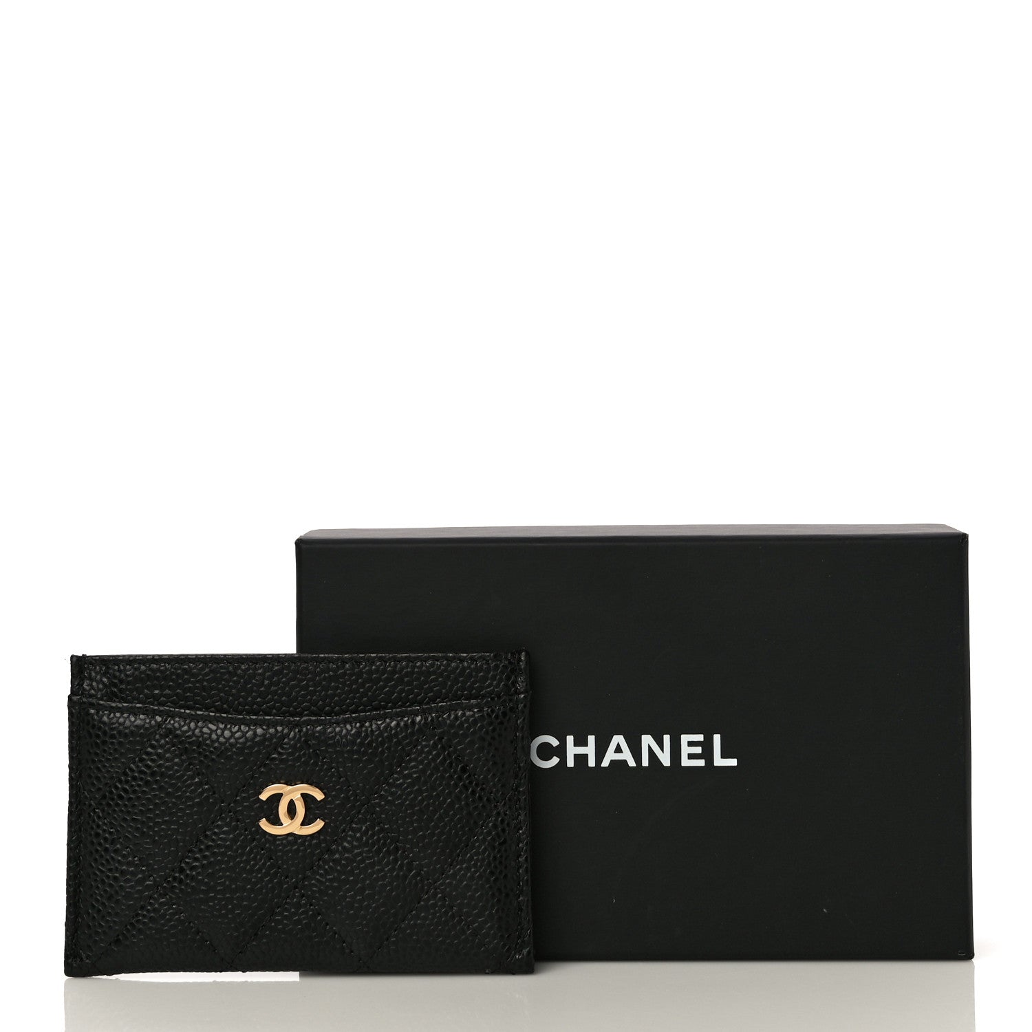 Chanel Caviar Quilted Card Holder Black 11 of 11