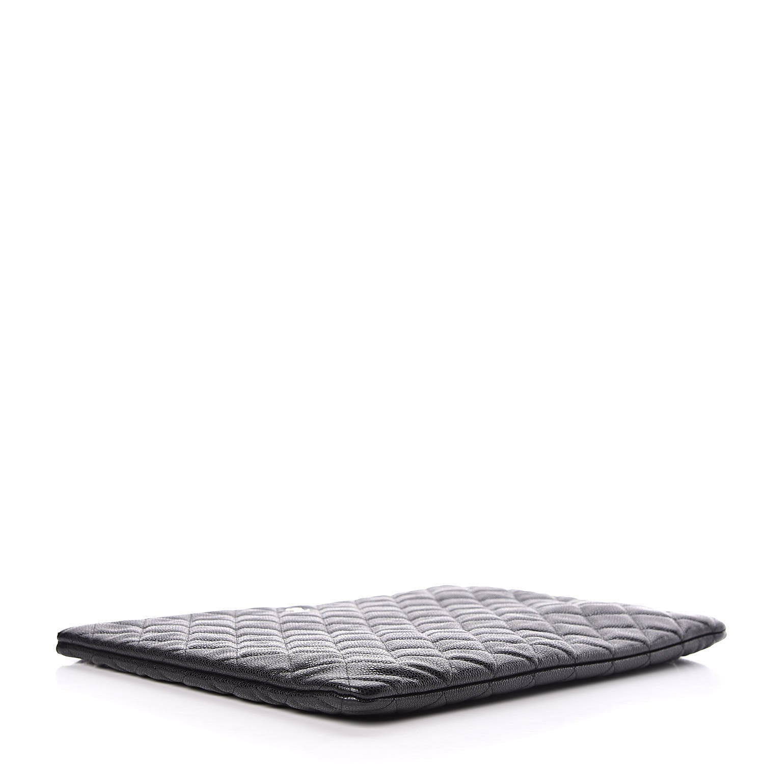 Chanel Caviar Quilted XL Cosmetic Case Black 4 of 11