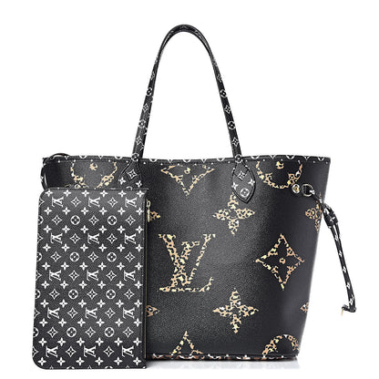 Louis Vuitton Monogram Giant Jungle Neverfull MM Black 1 of 11