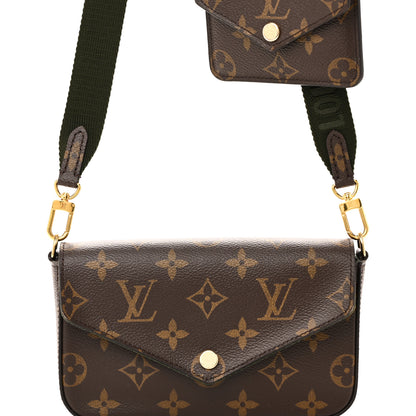 Louis Vuitton Monogram Felicie Strap & Go Kaki 7 of 9