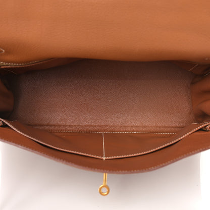 Hermes Togo Kelly Retourne 35 Gold 4 of 21
