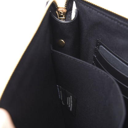 Fendi Vitello Grace Studded Karligraphy Pouch Black 6 of 9