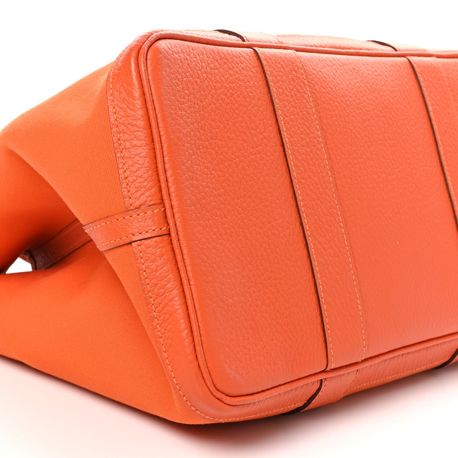 Hermes Toile Negonda Garden Party Tote 36 MM Orange 9 of 10