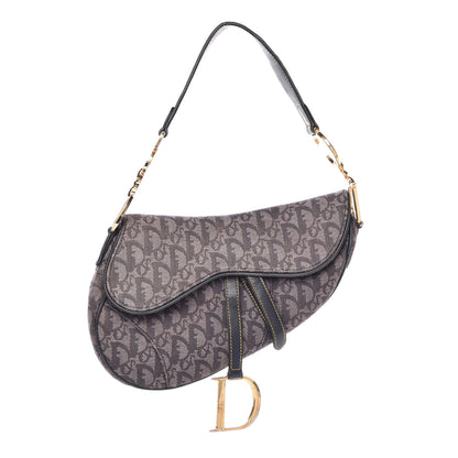 Christian Dior Monogram Saddle Bag Blue 1 of 14