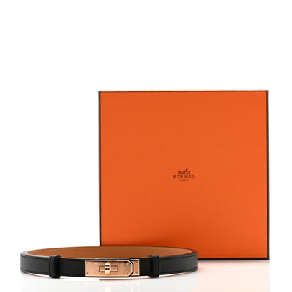 Hermes Epsom Kelly Belt Black 4 of 4