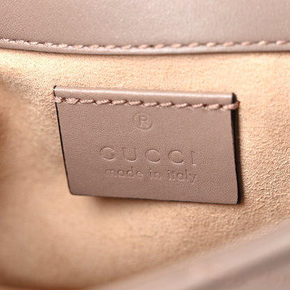 Gucci Calfskin Matelasse Super Mini GG Marmont Shoulder Bag Porcelain Rose 5 of 10