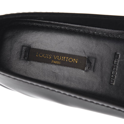 Louis Vuitton Patent Calfskin Oxford Ballerina Flats 38.5 Black 15 of 20