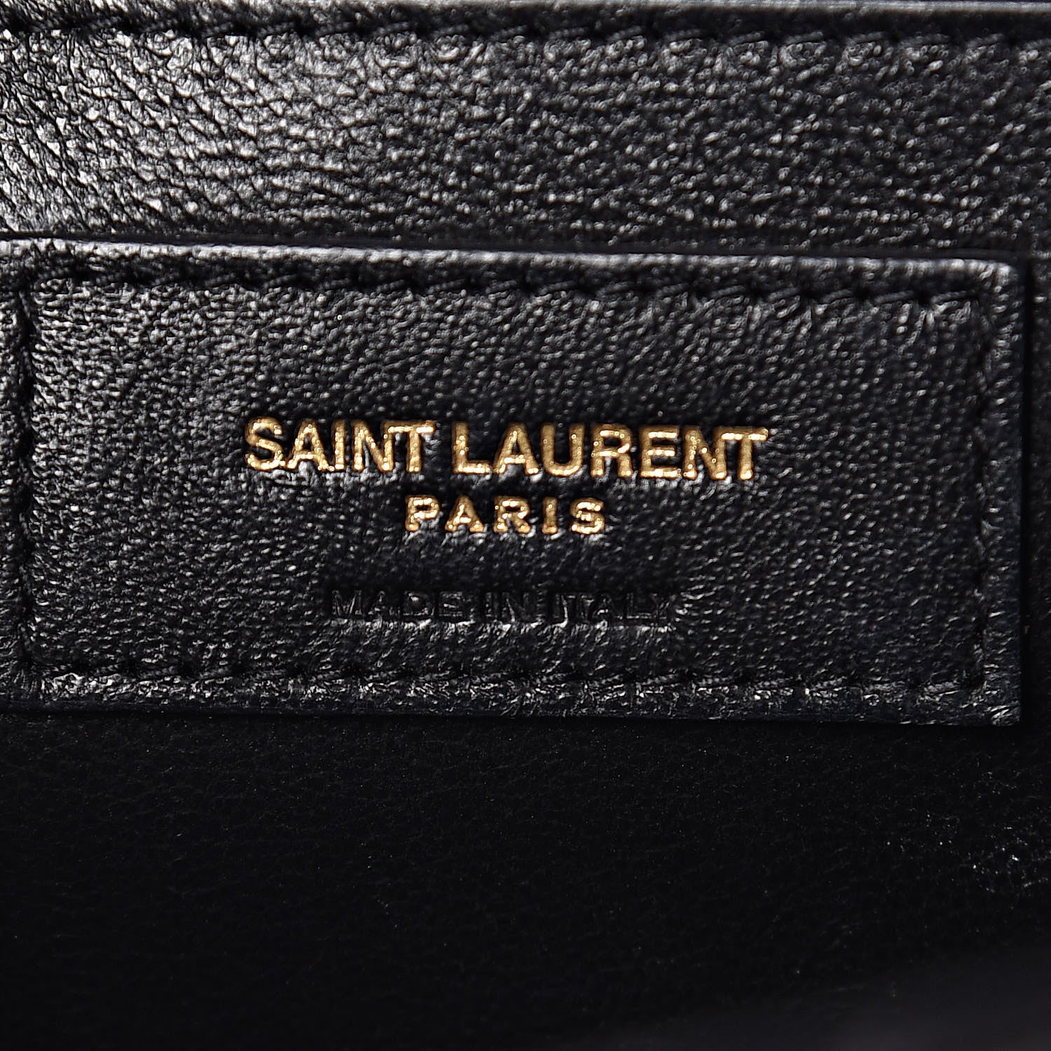 Saint Laurent Grain De Poudre Textured Mixed Matelasse Triquilt Medium Monogram Satchel Black 8 of 11