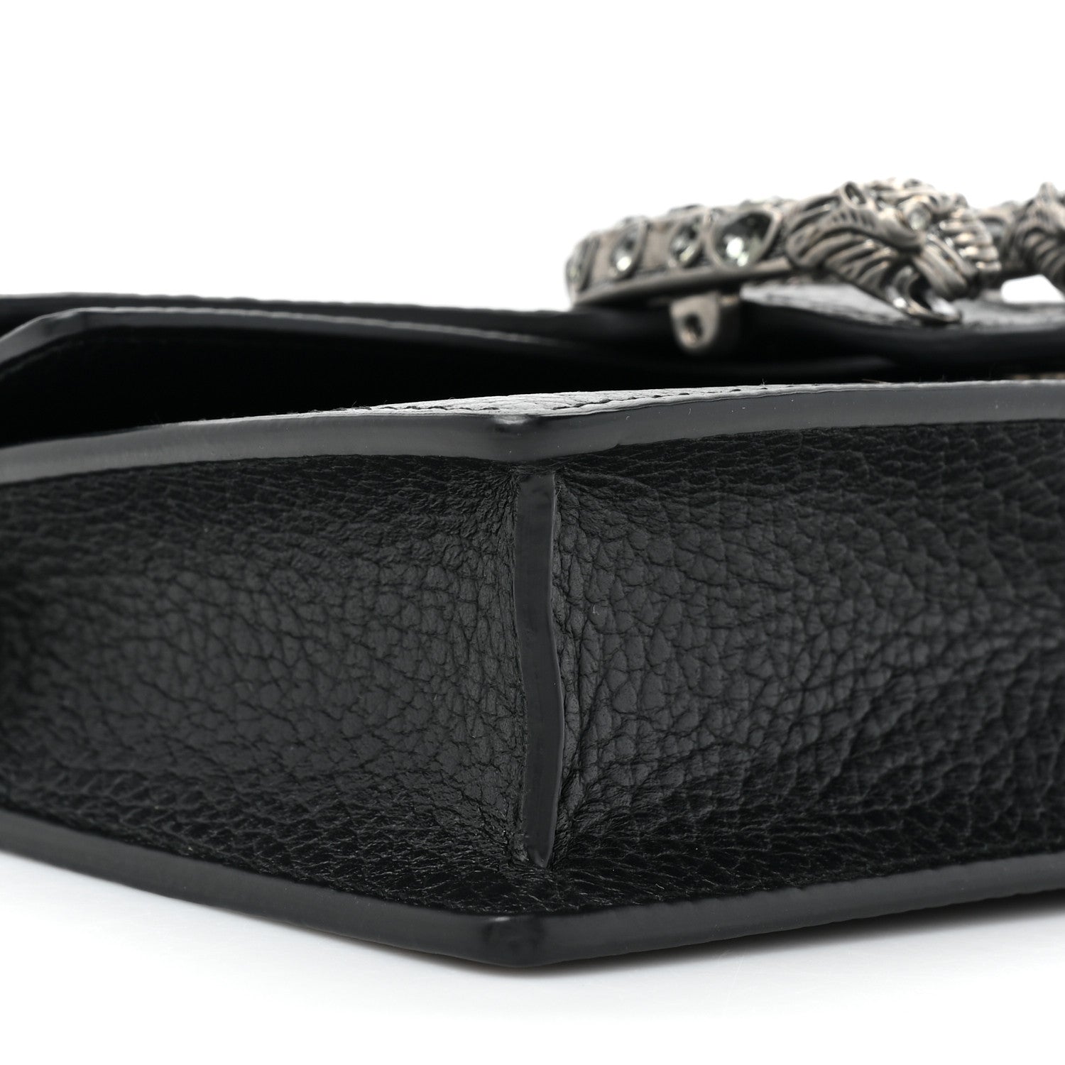 Gucci Calfskin Super Mini Dionysus Shoulder Bag Black 8 of 11